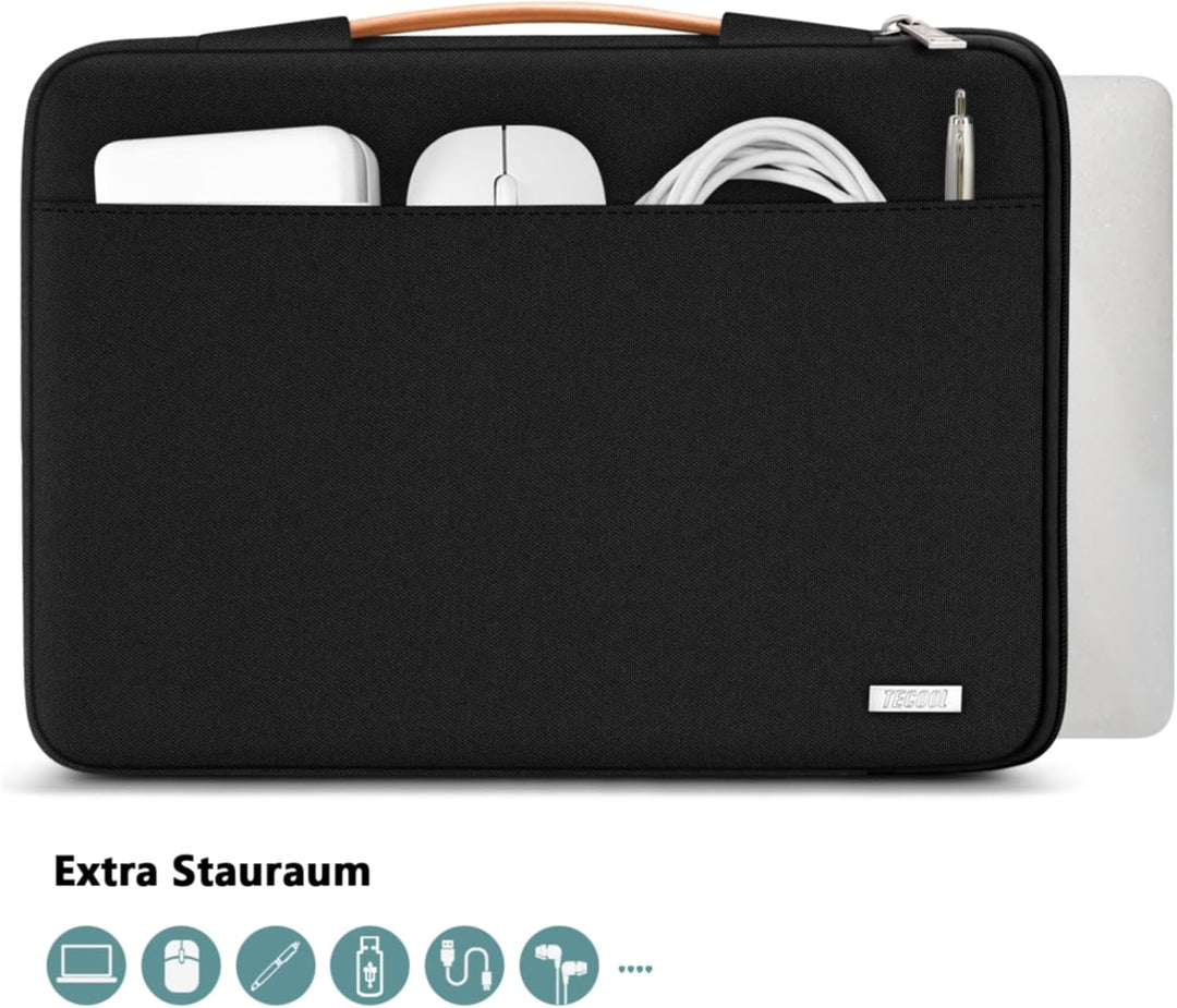TECOOL 15 15,6 Zoll Laptoptasche Hülle Tasche für 15-15.6 Zoll Lenovo Thinkpad Ideapad HP Acer Asus