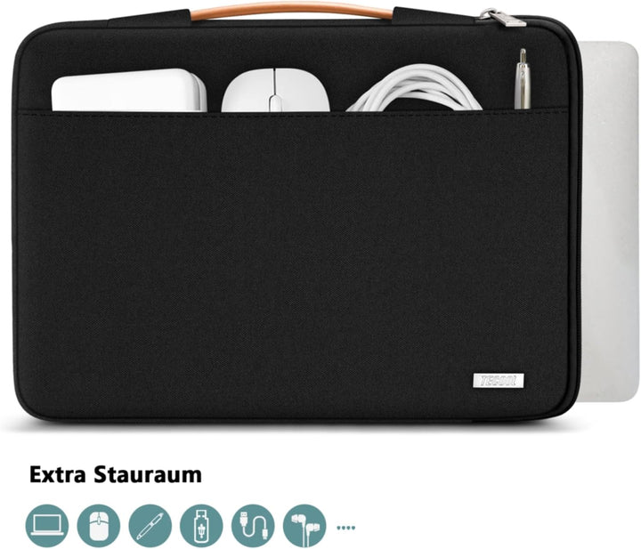 TECOOL 15 15,6 Zoll Laptoptasche Hülle Tasche für 15-15.6 Zoll Lenovo Thinkpad Ideapad HP Acer Asus