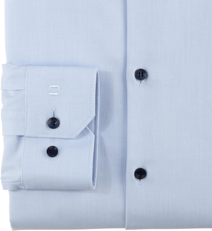 OLYMP 075464 | Hemd, Manschette, Super Slim, 64%Baumwolle/27%Polyester/9%Elasthan 46 Bleu, 46 Bleu