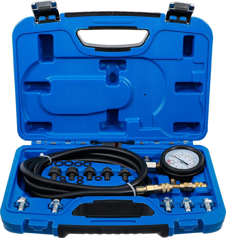 BGS 8007 | Öldrucktester | Öldruckprüfer | Öl-Messgerät & 8066 | Druckluft-Bremsenentlüfter | Bremse