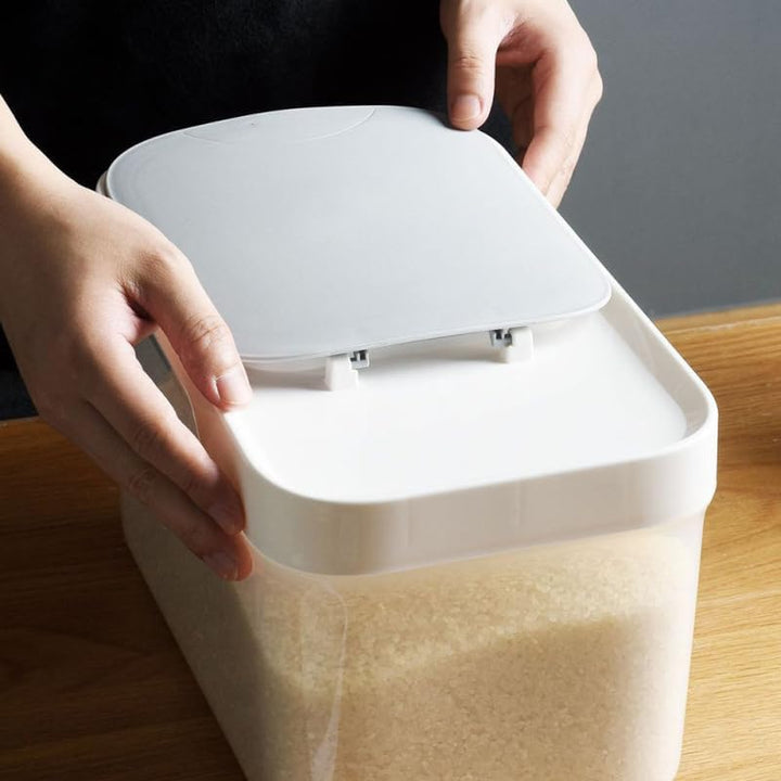 YARNOW 5 Kg Reis Luftdicht Behälter Mehl Pulver Reisbehälter Trockenfutter Vorratsbehälter Speisekam