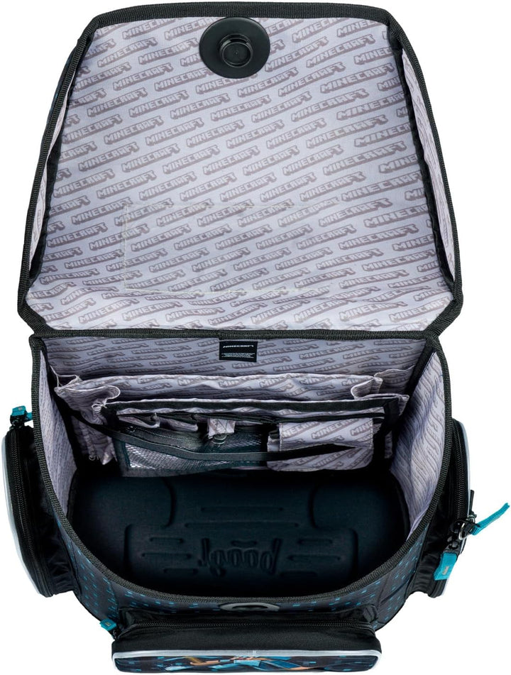 Baagl Schulranzen Jungen Mädchen für 1. Klasse, Ergo Schultasche Grundschule, Leichter Kinder Ranzen