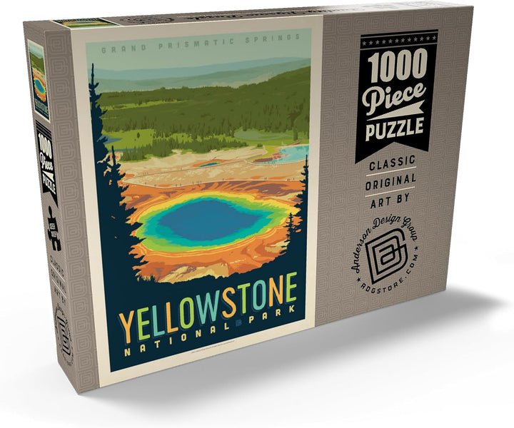 Yellowstone National Park: Grand Prismatic Springs - Premium 1000 Teile Puzzle - MyPuzzle Sonderkoll