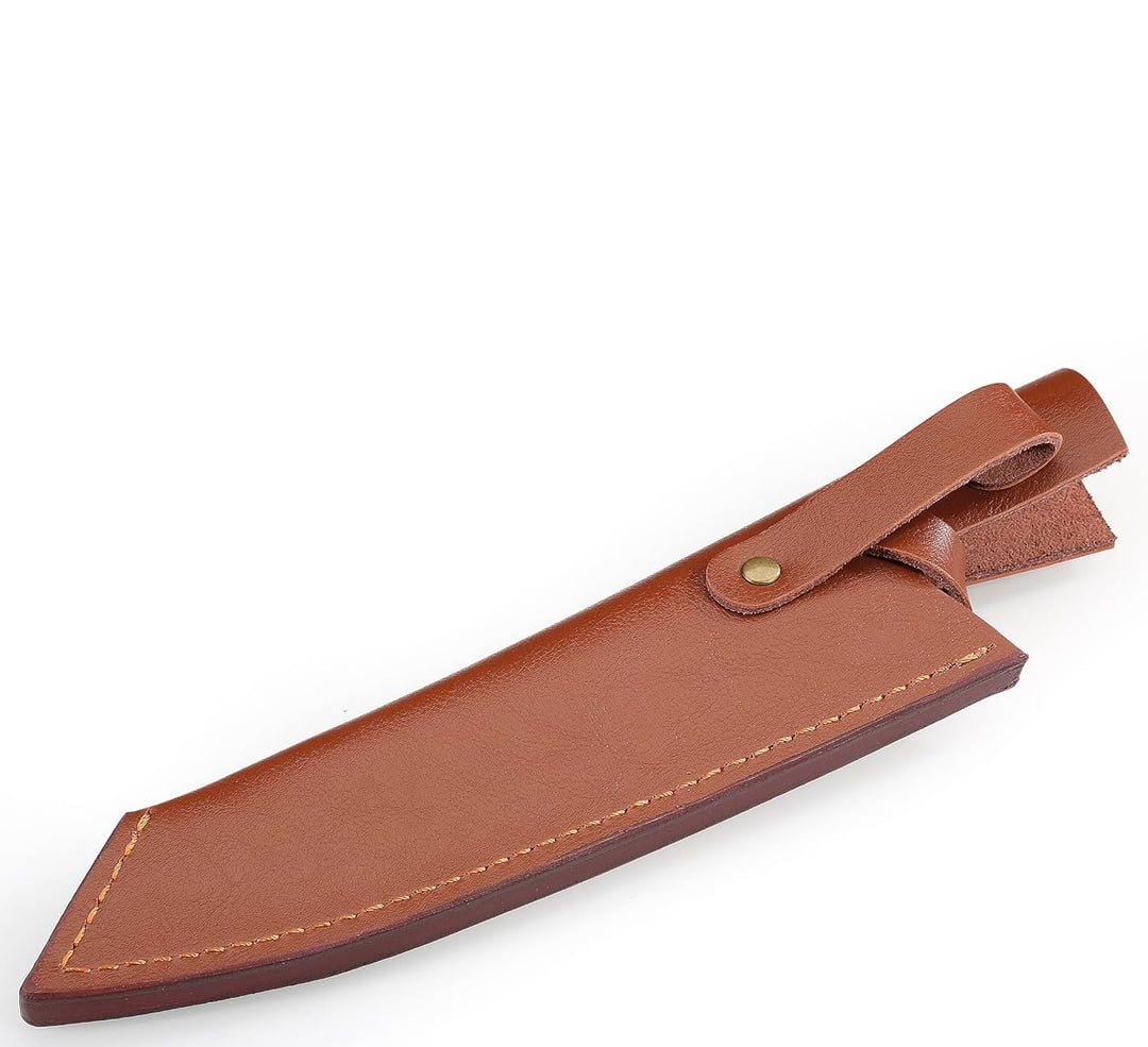 Zassenhaus Kochmesser HUNTER 19 cm, handgefertigter Klingenstahl mit Loch, Griff aus Pakkaholz, mit