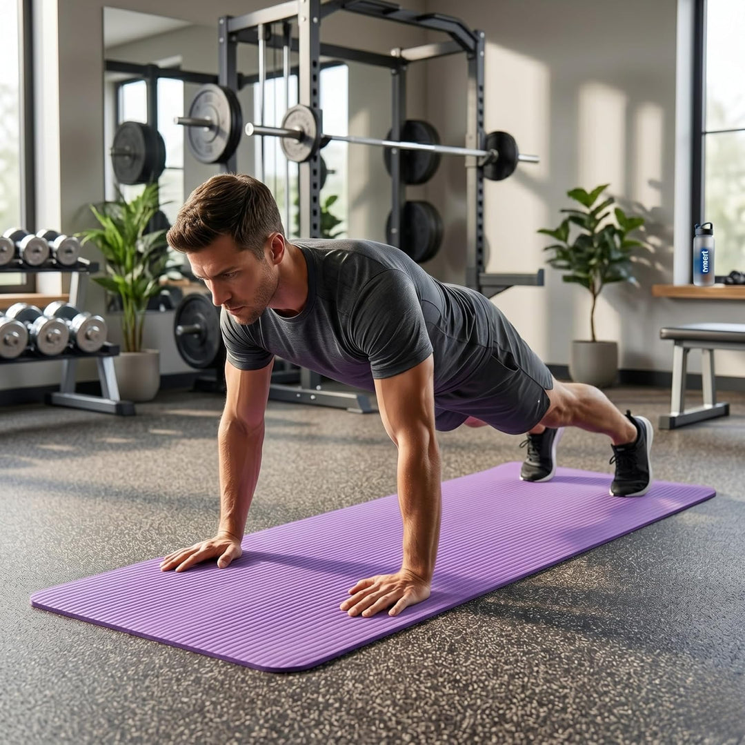Yogamatte, Fitnessmatte Rutschfest Und Trainingsmatte, Yoga Matte Dicker, Sportmatte Dicke, Gym Matt