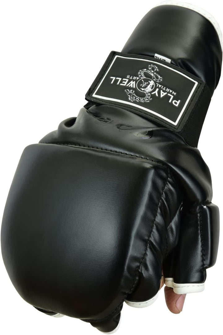 Playwell Elite Range : Kampfsport Kung Fu Cobra Ringen & Sparring Handschuhe - Neu (Gross / XL)