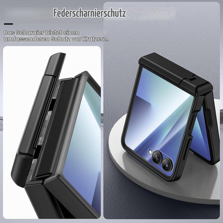 Doeshine für Samsung Galaxy Z Flip 7 Hülle [Not für Flip 7FE] mit Mag-Safe, Ständer und Displayschut
