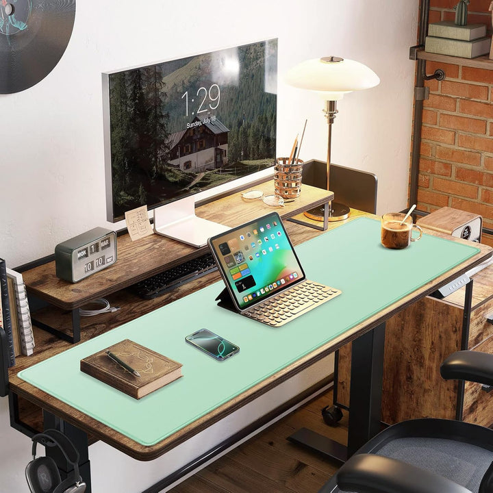 Schreibtischunterlage Mauspad 1200x400mm Mousepad XXXL- Gaming Mauspad 120 x 40 cm Hellgrün, 120 x 4