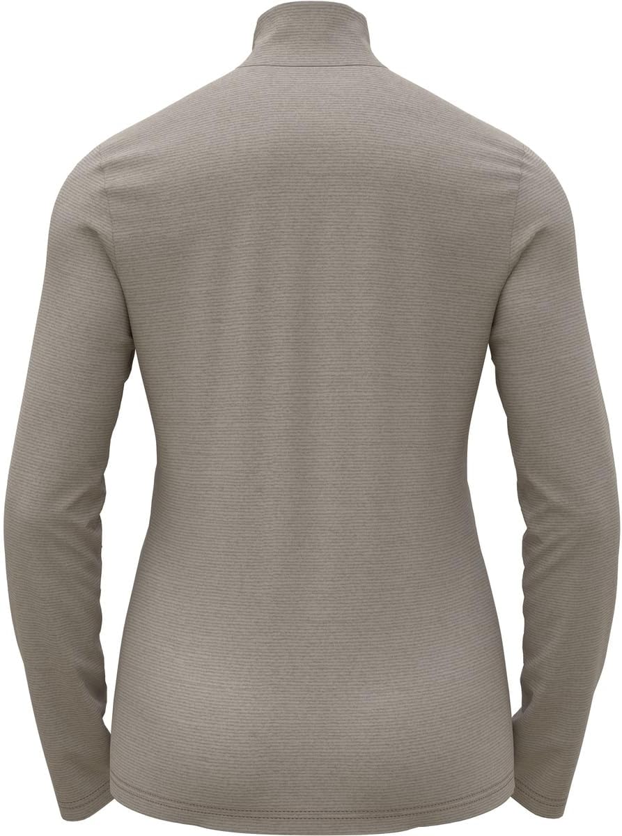 Odlo Damen Midlayer 1/2 Zip Roy Pullover S Beige, S Beige