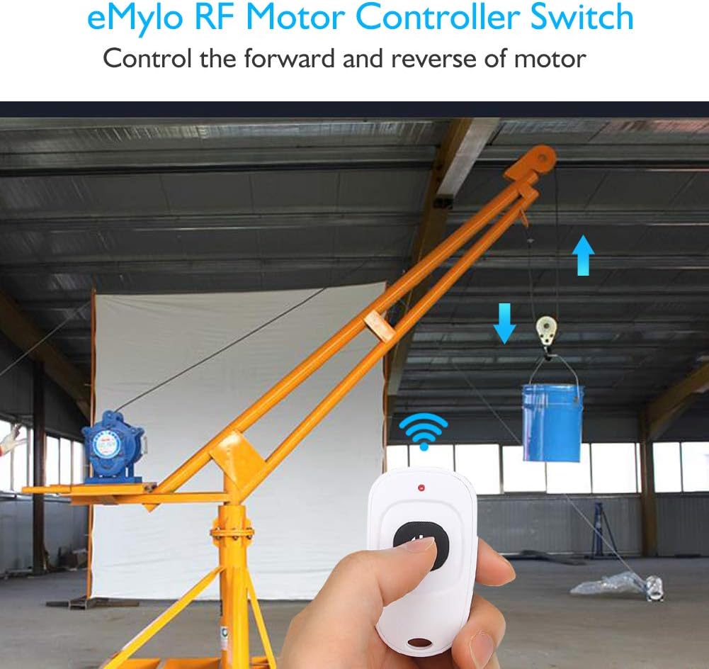 eMylo Smart Wireless RF Motor Controller Schalter RF Relaismodul DC 12V Motor Fernsteuerungsschalter