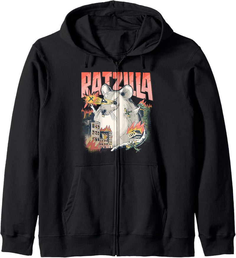 RATZILLA Süsse Ratte | Rattenbesitzer Geschenk | Farbratte Kapuzenjacke