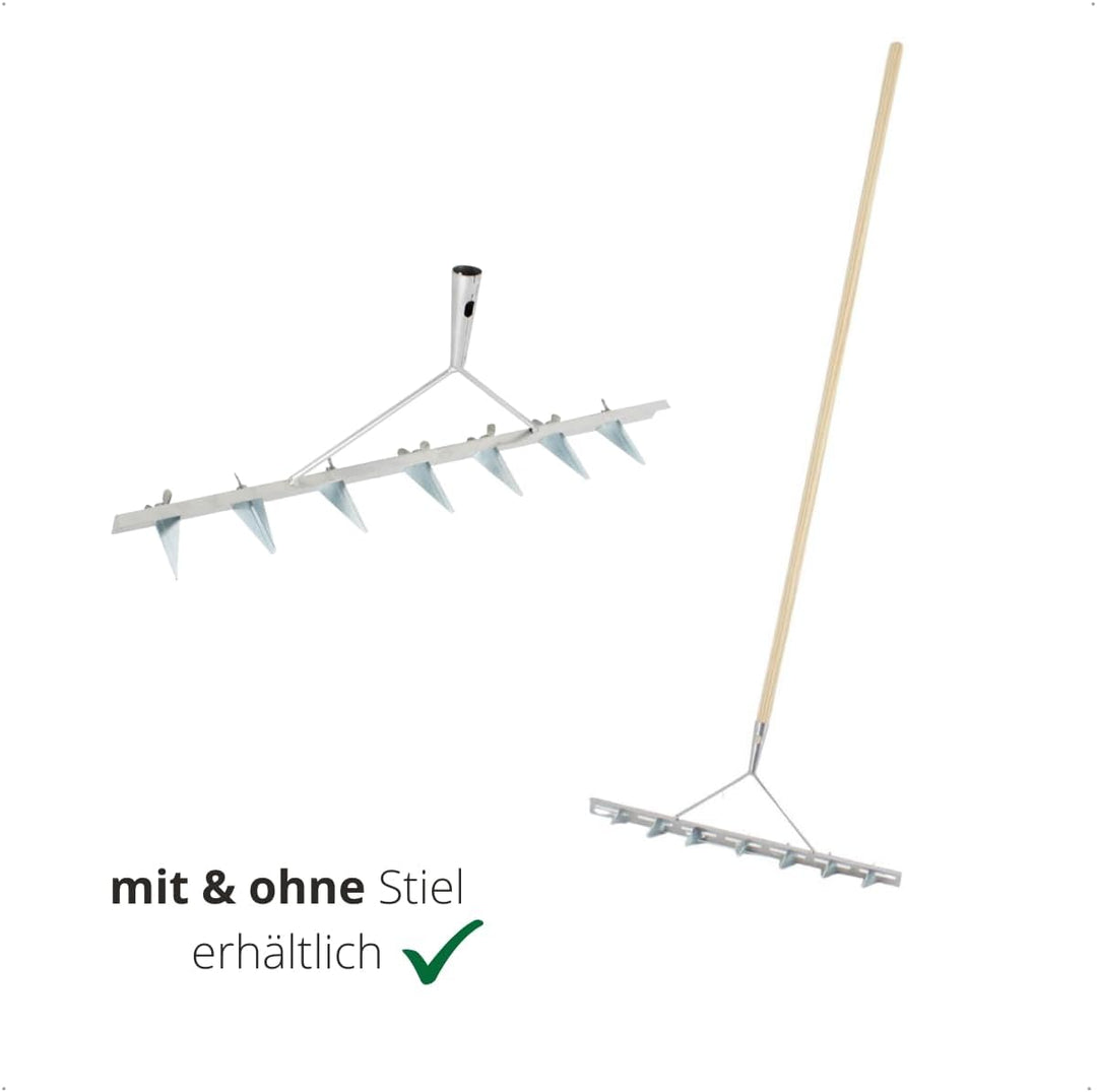 Rekord Rillenzieher (Stahl, pulverbeschichtet) ohne Stiel, 7 verstellbaren Scharen, Arbeitsbreite: c