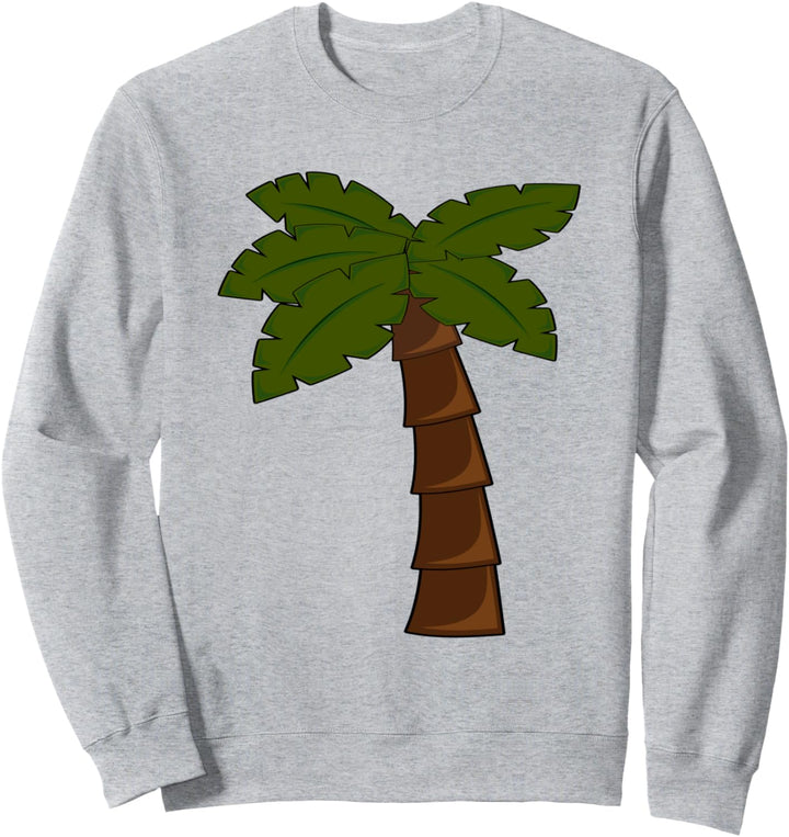 Palmen-Karikatur Sweatshirt