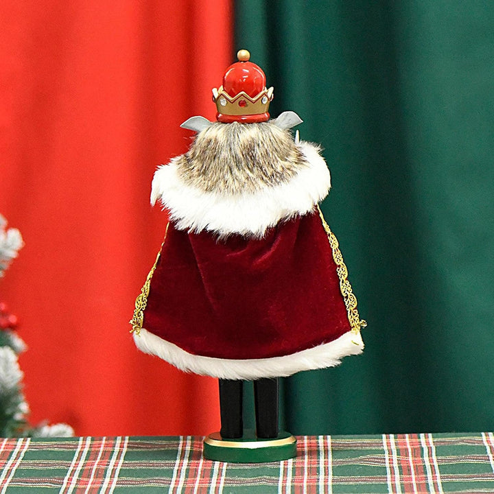Generisch Maus König Nussknacker 30cm Ratte Nussknacker Figur Weihnachtsdeko Lustig Nussknacker Weih