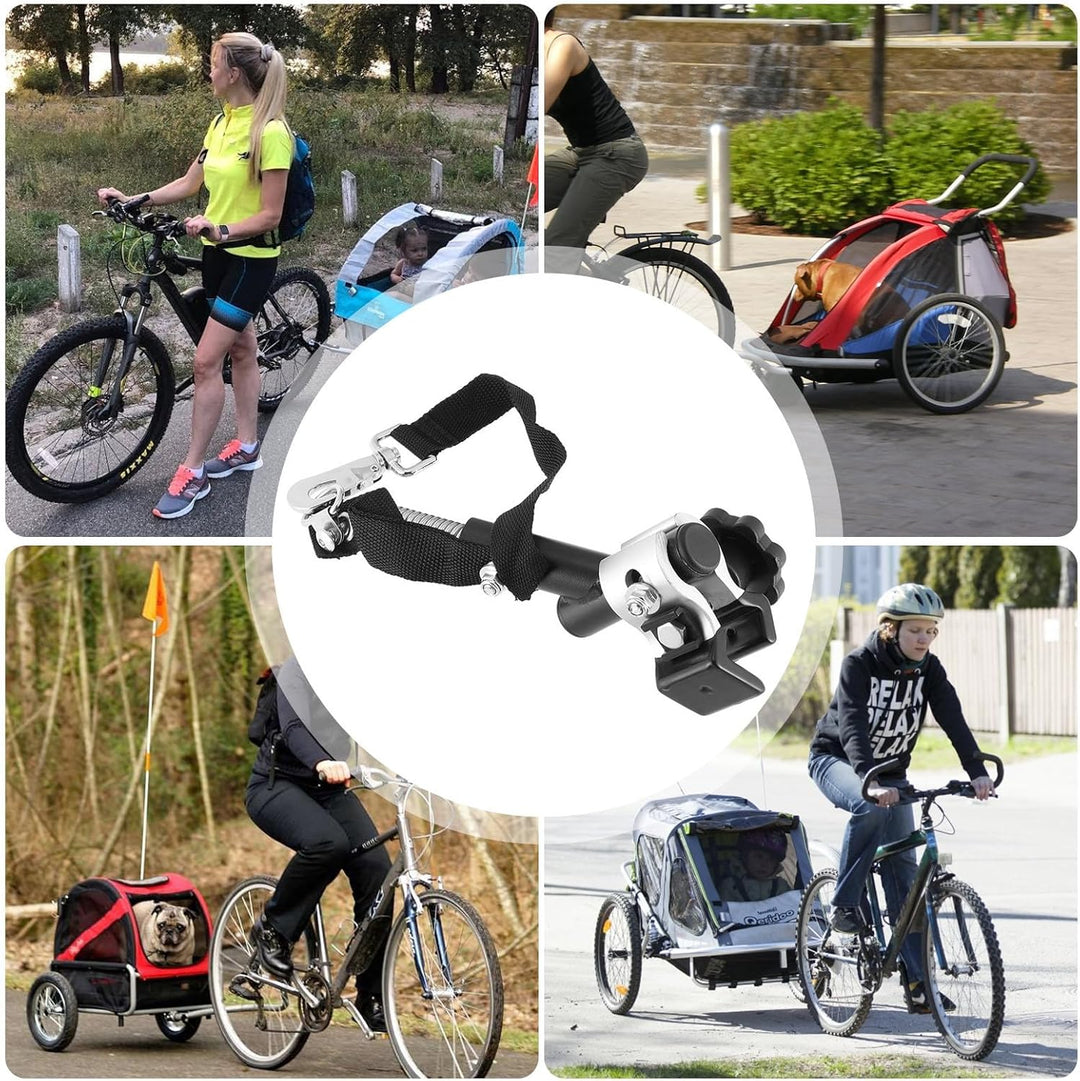 Fahrrad Anhängerkupplung | Fahrradanhänger Kupplung Koppler - Sicherer Leichter Transportadapter Für