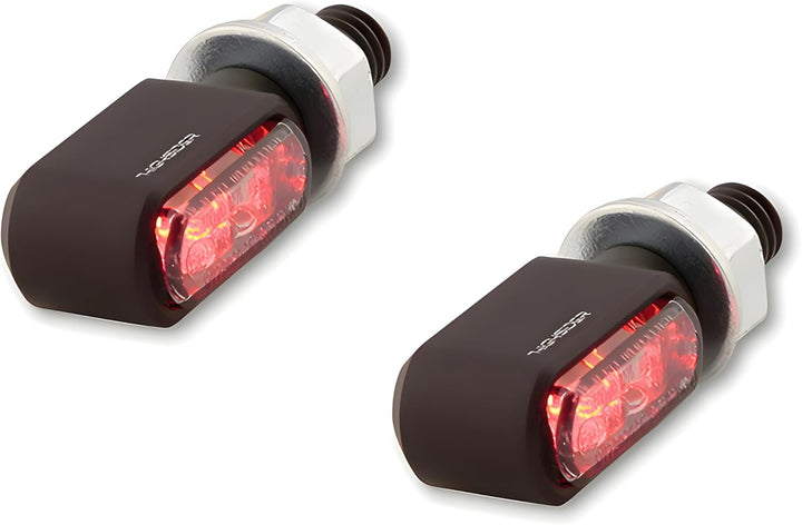 Blinker Highsider CNC Light Little Bronx 3in1 Rücklicht Bremslicht schwarz getönt paar