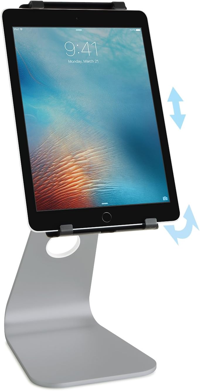 Rain Design mStand Tabletpro 9.7" (iPad Pro/Air), Space Gray (10058) horizontale und vertikale Ständ