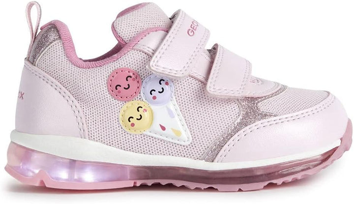 Geox Baby-Mädchen B Todo Girl Sneaker 20 EU Pink, 20 EU Pink