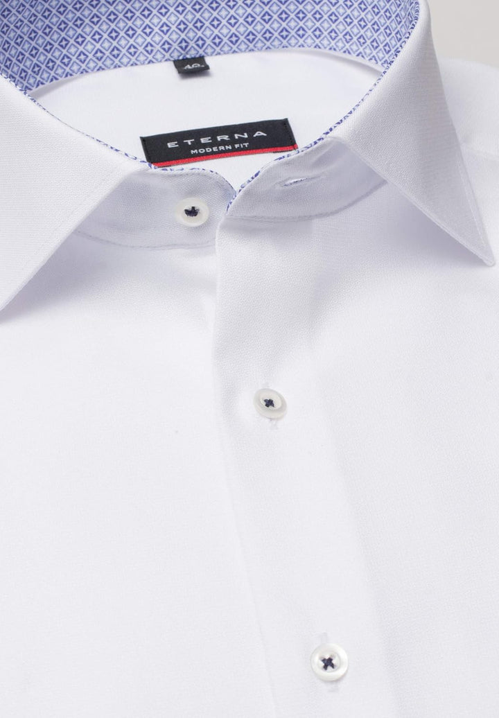 eterna Langarm Hemd Modern Fit Struktur strukturiert