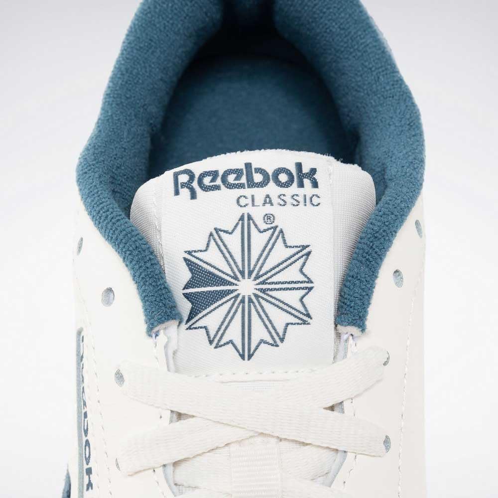 Reebok Unisex Club C RevengeSneaker 34.5 EU Chalk Chalk Hooblu, 34.5 EU Chalk Chalk Hooblu