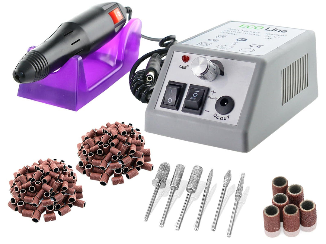 Fusspflegegerät Maniküre Pediküre Set mit Hornhautentferner Komplett Set für die Fusspflege inkl. 30