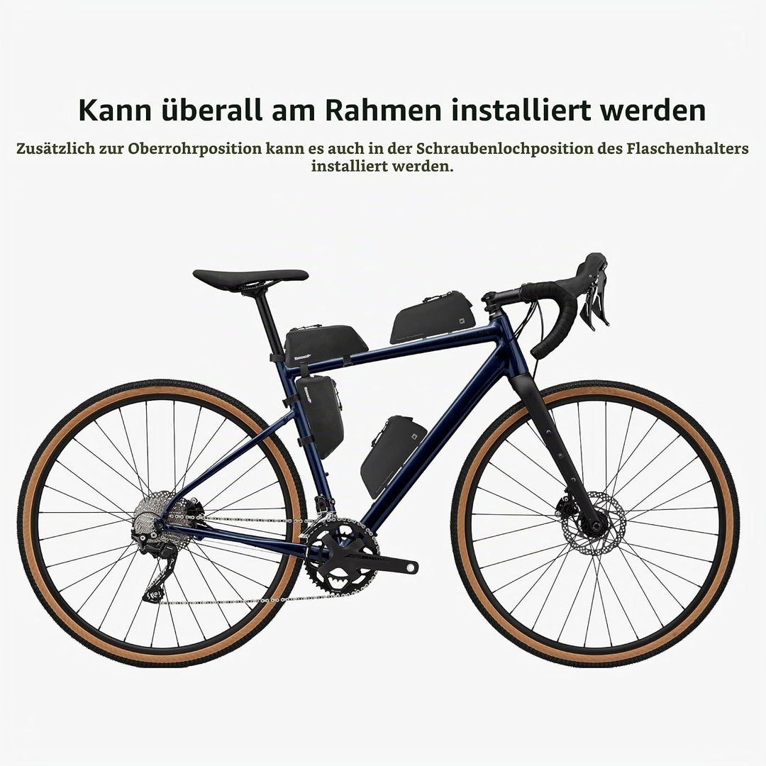 Rhinowalk Fahrrad Rahmentasche Wasserdicht Rohrtasche Oberrohrtaschen Fahrradtasche Fronttasche Lenk