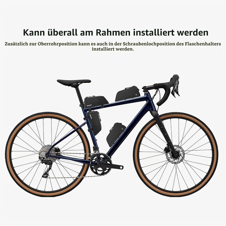 Rhinowalk Fahrrad Rahmentasche Wasserdicht Rohrtasche Oberrohrtaschen Fahrradtasche Fronttasche Lenk