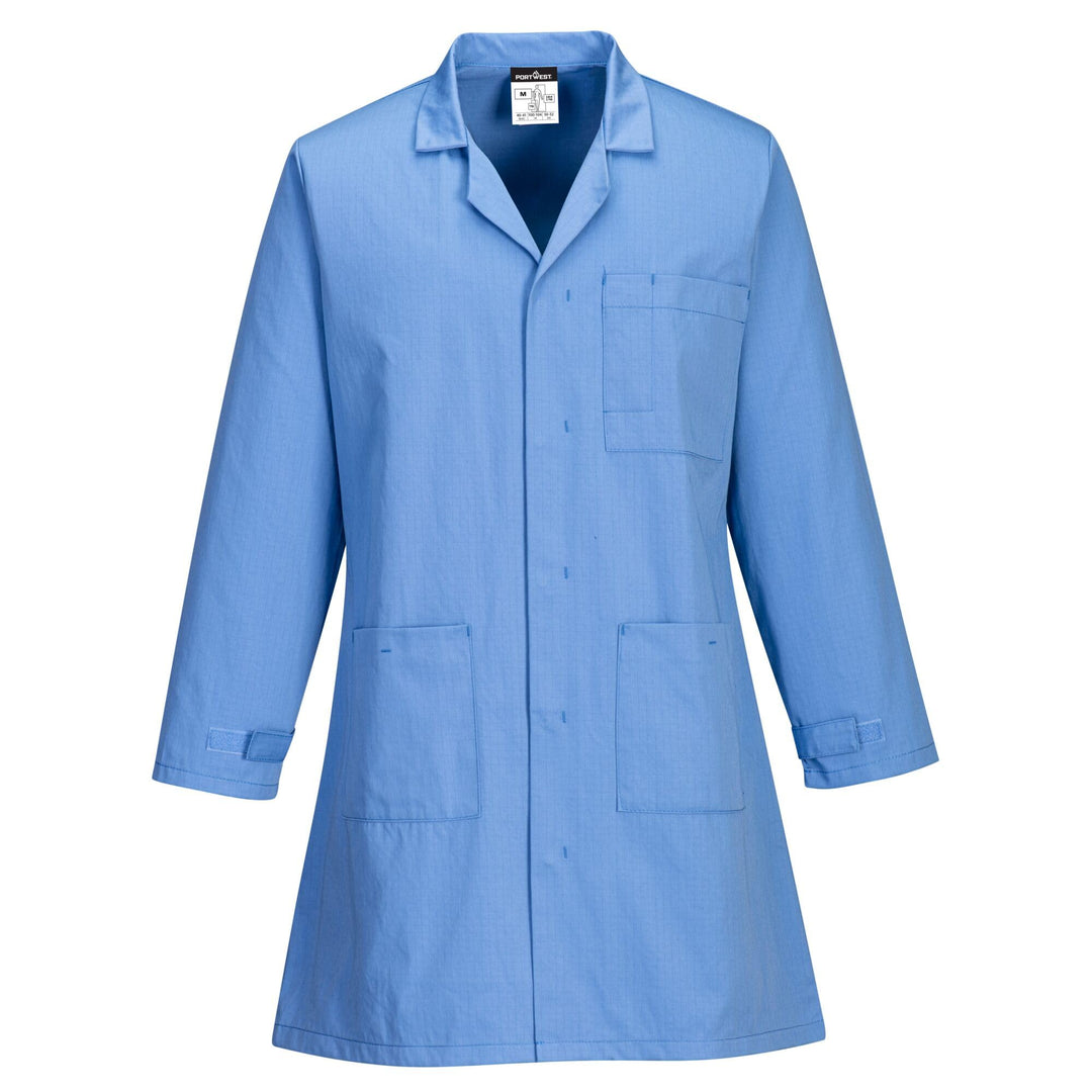 Anti Static Coat, colorHosBlu talla Large L hellblau, L hellblau