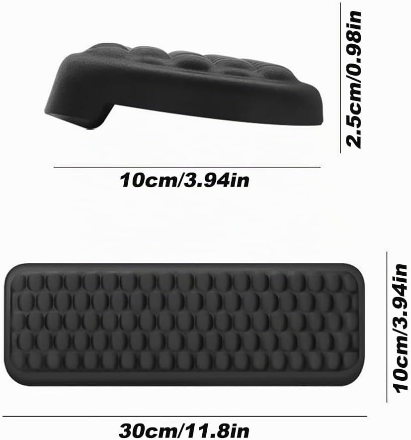 lomonmen Armauflage Schreibtisch,2 Stück L-förmige Schreibtisch Handgelenk Ellenbogenstütze,Ergonomi