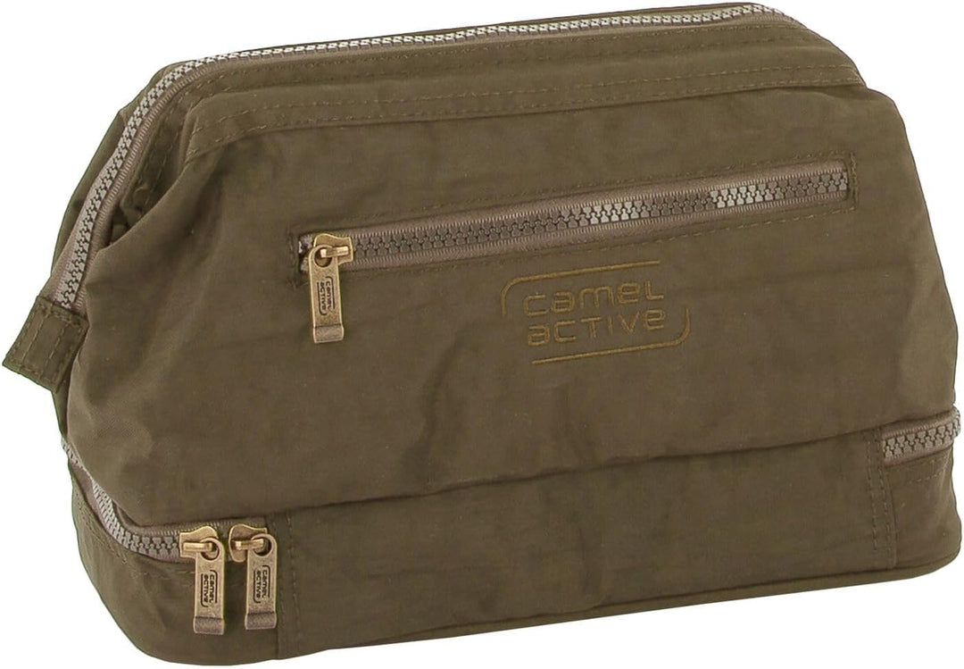 camel active bags Journey Herren Kulturtasche Kulturbeutel khaki 26,5 x 12,5 x 16 Khaki, Gr&amp;