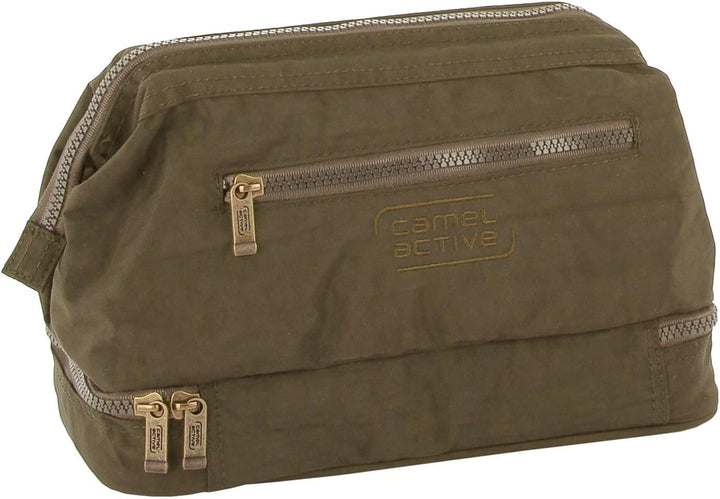 camel active bags Journey Herren Kulturtasche Kulturbeutel khaki 26,5 x 12,5 x 16 Khaki, Gr&amp;