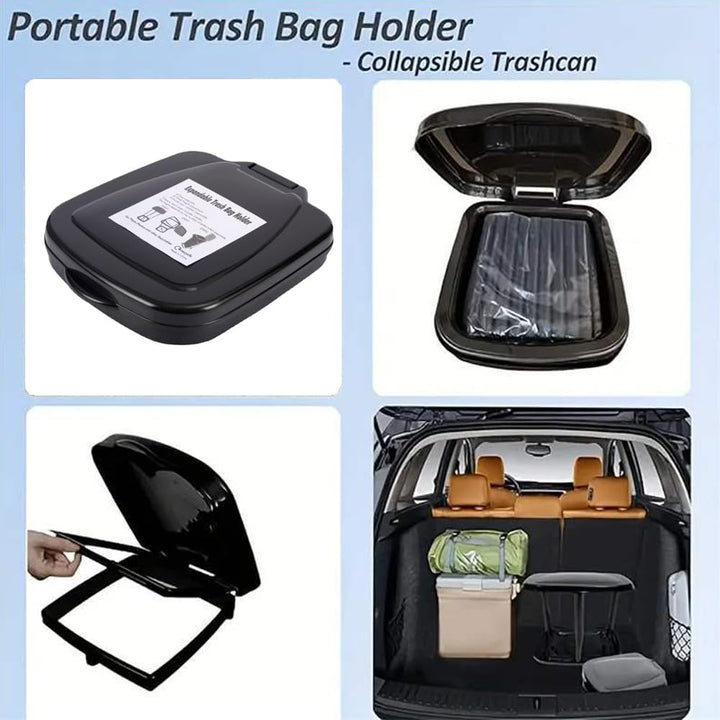 Sack Ständer mit Schwingdeckel, Stabil Mülleimer Küche Säcke Müllständer für Müllbeutel 25-120 Liter