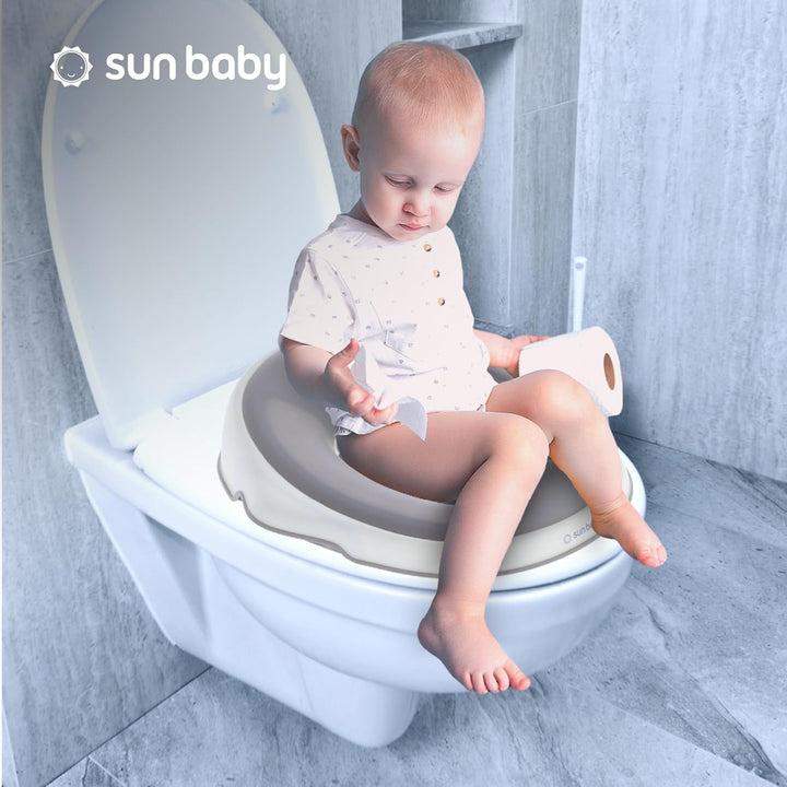 sun baby Kinder Toilettensitz, Toilettenaufsatz für kinder 2 bis 6 Jahren - rutschfest, profilierte