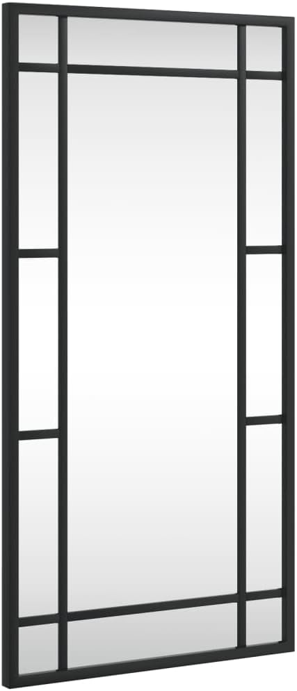 vidaXL Wandspiegel, Hängend Rechteckig Spiegel Badspiegel, Fensterspiegel für Badezimmer Wohnzimmer,