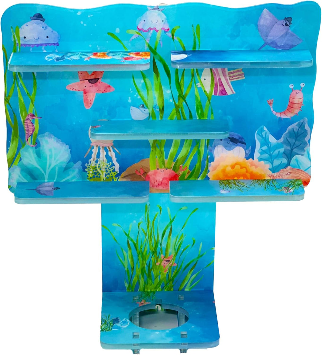 Smagnon Tonie Regal aus Acryl mit LED Beleuchtung - Passend für Toniebox oder Tonie Figuren für Jung