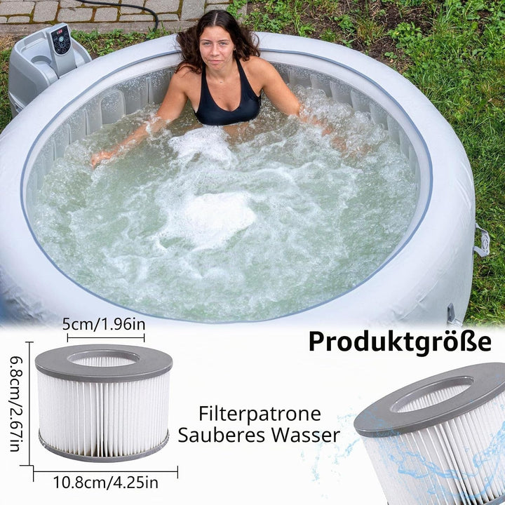 Ersatzfilter für MSPA, Whirlpool zubehör für MSPA Whirlpool Ersatz Filter Filterkartusche Wasserfilt