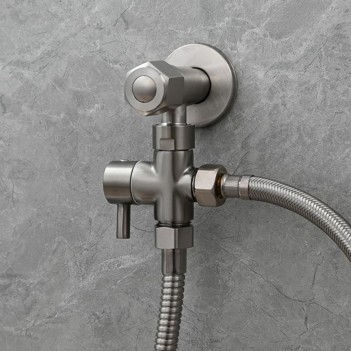 CIENCIA Bidet-Handbrause für Toilette Sprayer Premium Edelstahl Sprüher Shattaf Komplett Bidet Set f