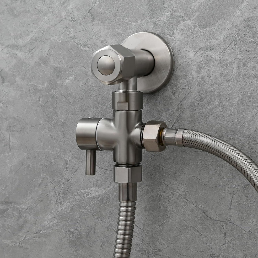 CIENCIA Bidet-Handbrause für Toilette Sprayer Premium Edelstahl Sprüher Shattaf Komplett Bidet Set f