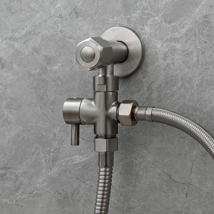 CIENCIA Bidet-Handbrause für Toilette Sprayer Premium Edelstahl Sprüher Shattaf Komplett Bidet Set f
