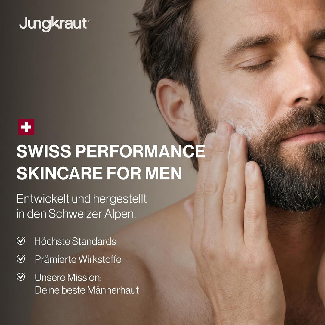 JUNGKRAUT Botanical Power Face Wash 1x100ml Männer Gesichtsreinigung | Natürliches Männer Waschgel g