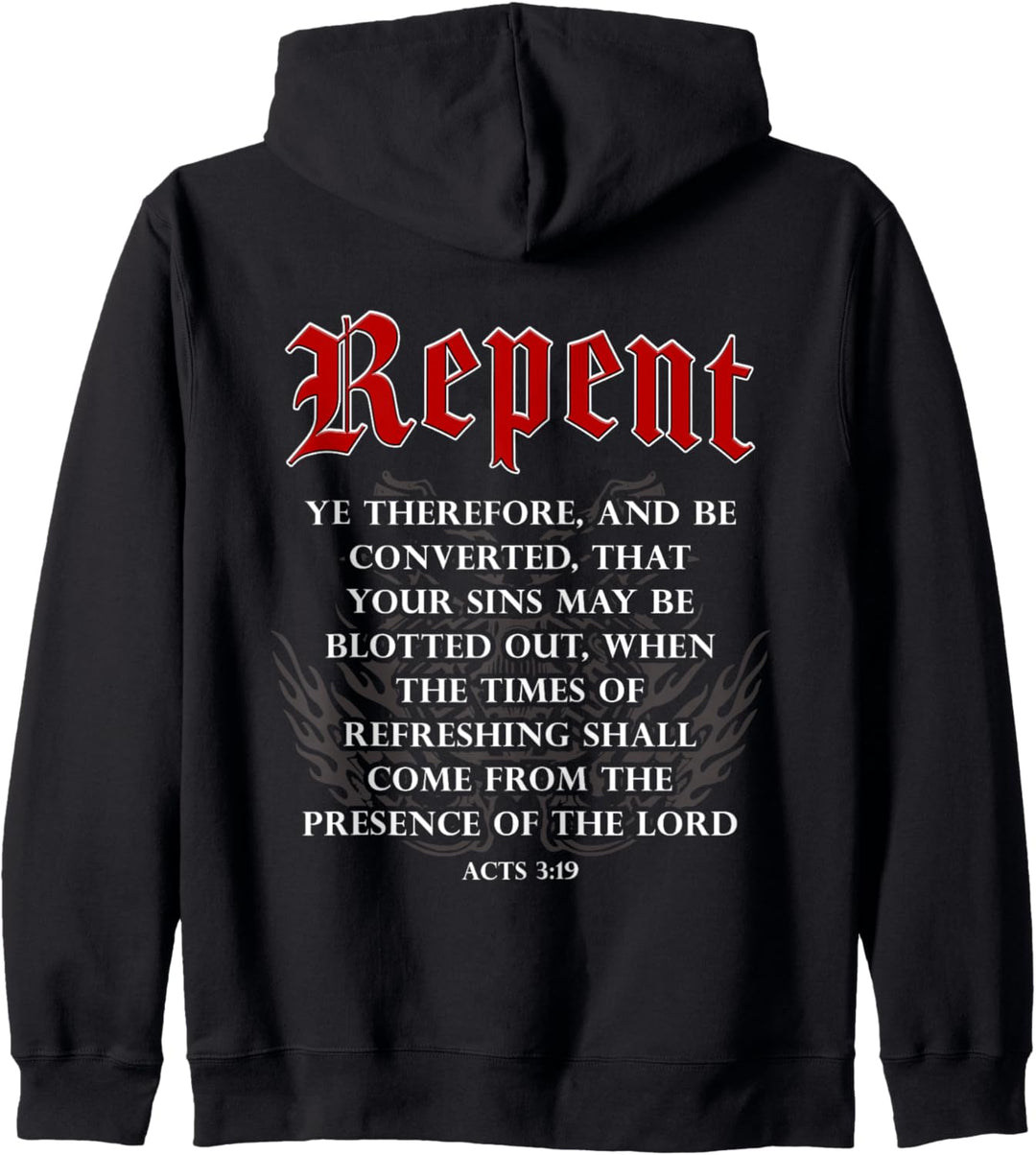 Repent Inspiration – Motorcycle Christian Faith Gospel Biker Kapuzenjacke