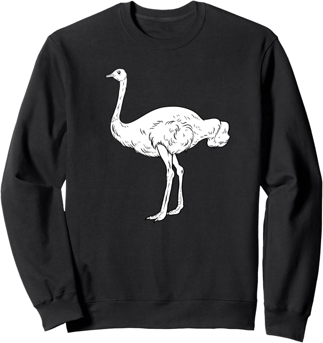Vogel Strauss Laufvogel - Grosser Emu Sweatshirt