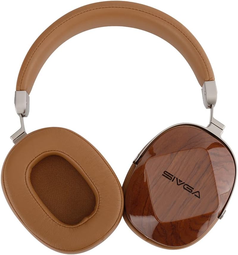 SIVGA Oriole Classic Holz Geschlossen Zurück Verdrahtet Dynamischen Kopfhörer (Braun), Braun