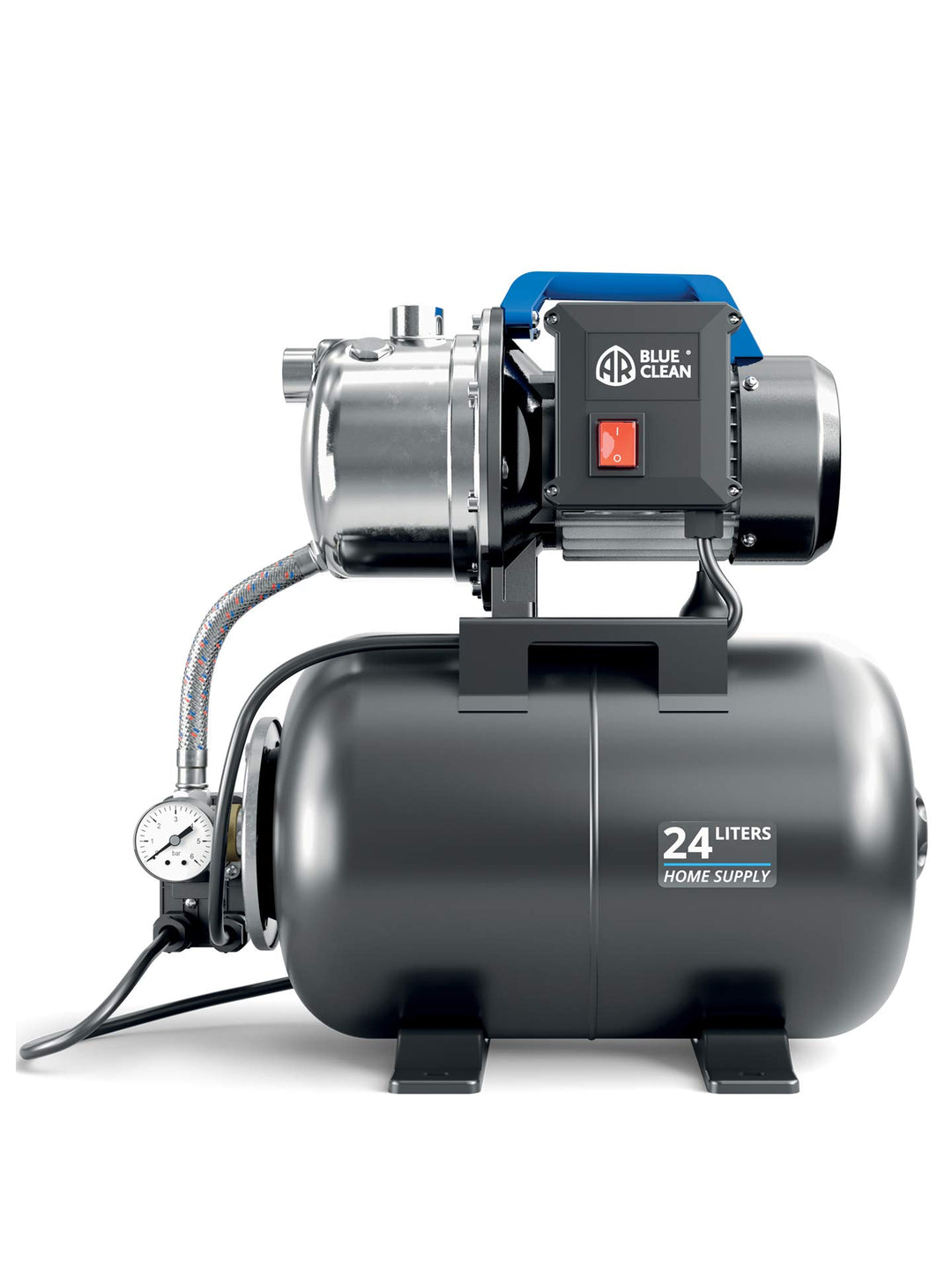 AR Blue Clean Selbstansaugende Pumpe ARUP 1100XB mit Behälter für Schmutzwasser (1.100 W, max. Förde