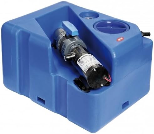 OSCULATI Abwassertank horizontal + Mahlwerk 12 V 80L, 80L