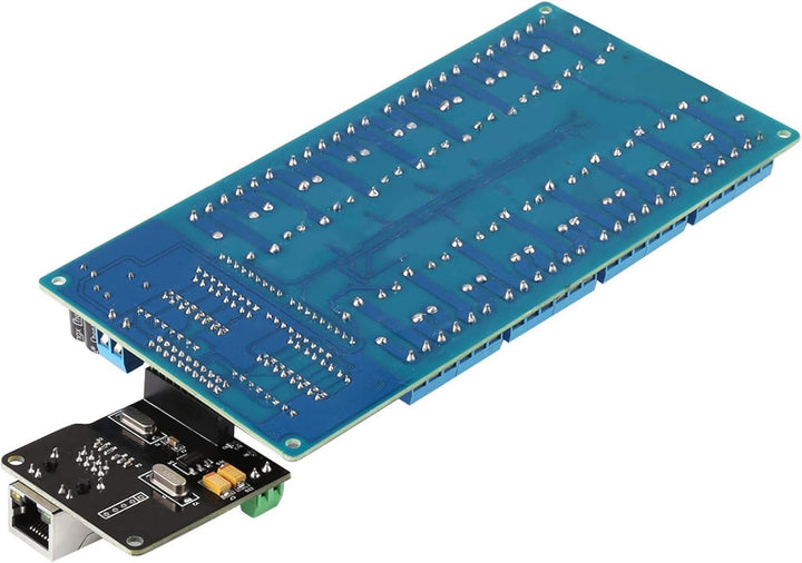 Ethernet-Steuermodul LAN WAN-Netzwerk Web-Server RJ45-Port + 16-Kanal-Relais-Controller-Karte