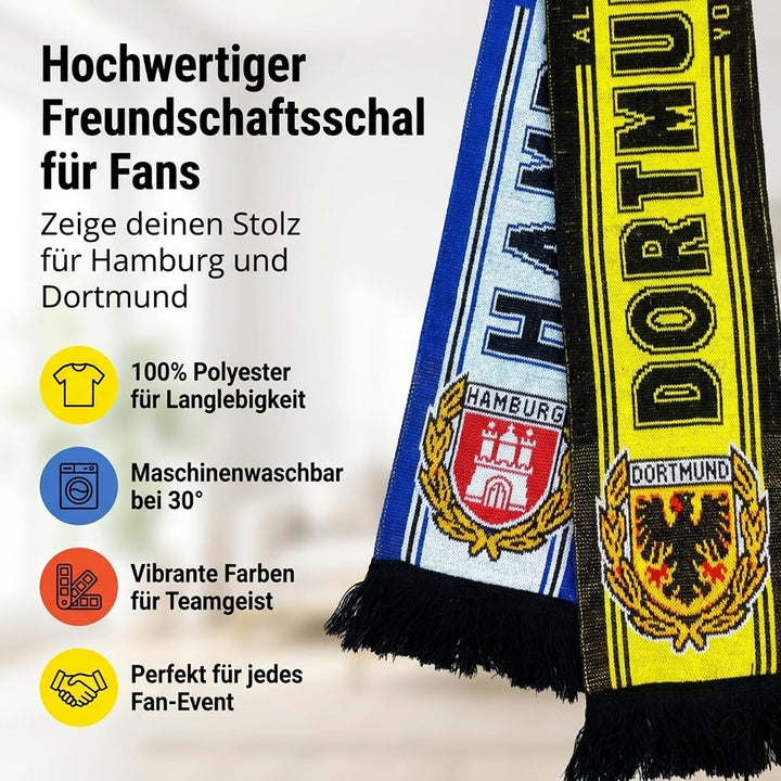 Generisch Hamburg-Dortmund Freundschaftsschal