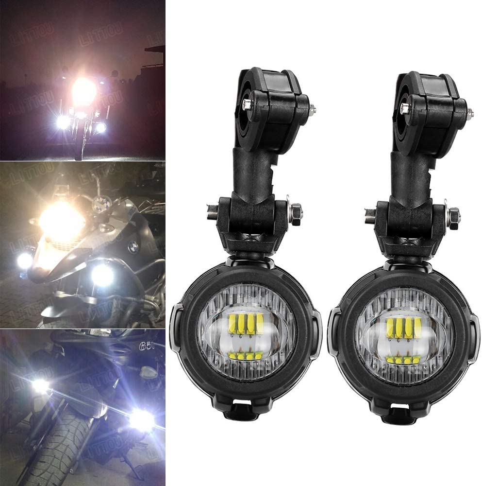 MARCHFA KOLOME Motorrad Zusatzscheinwerfer Led für Fahrrad ATV Traktor Gabelstapler Boot Universal L