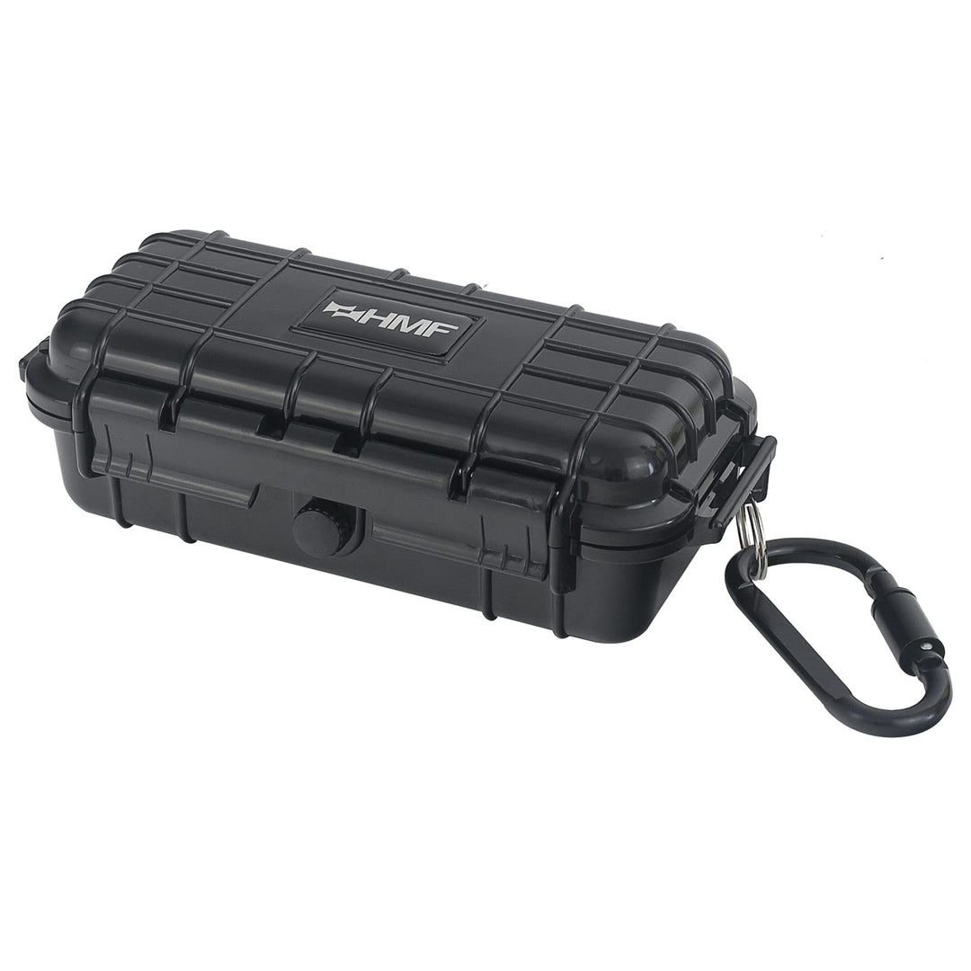 HMF ODK500 Outdoor-Koffer klein, wasserdichte Box für Boot und Freizeit | 19,8 x 9,6 x 6,3 cm, 19,8
