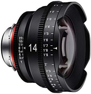 XEEN Cinema 14mm T3,1 PL Vollformat Objektiv MF Cine Video Lens für hohe Auflösungen mit Follow Focu